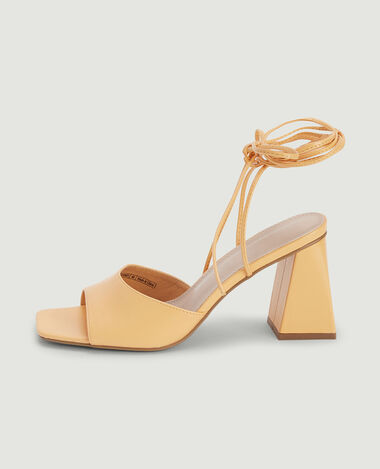 Sandales talons pyramides orange - Pimkie