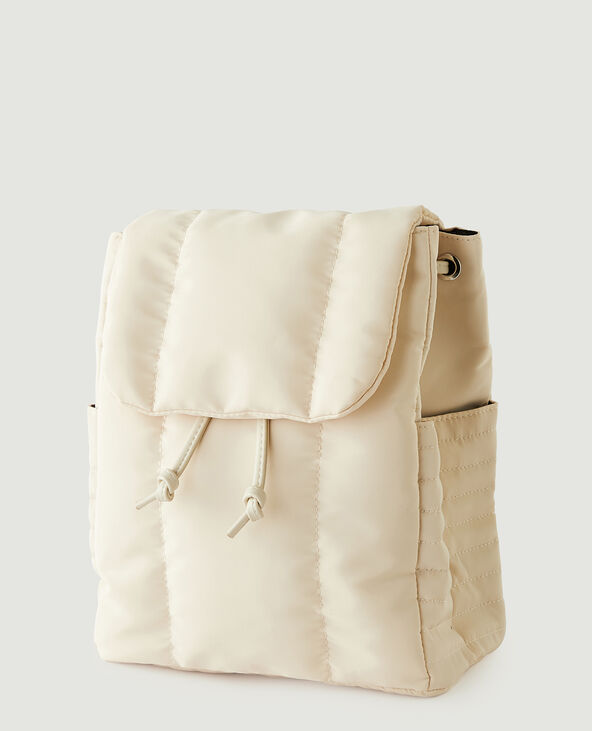 Sac à dos matelassé blanc - Pimkie