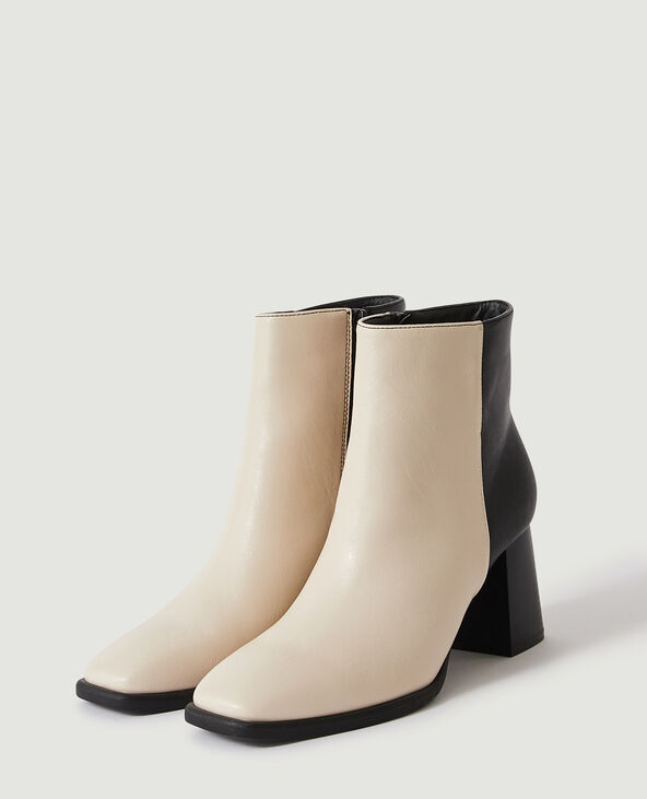 Bottines bicolores store