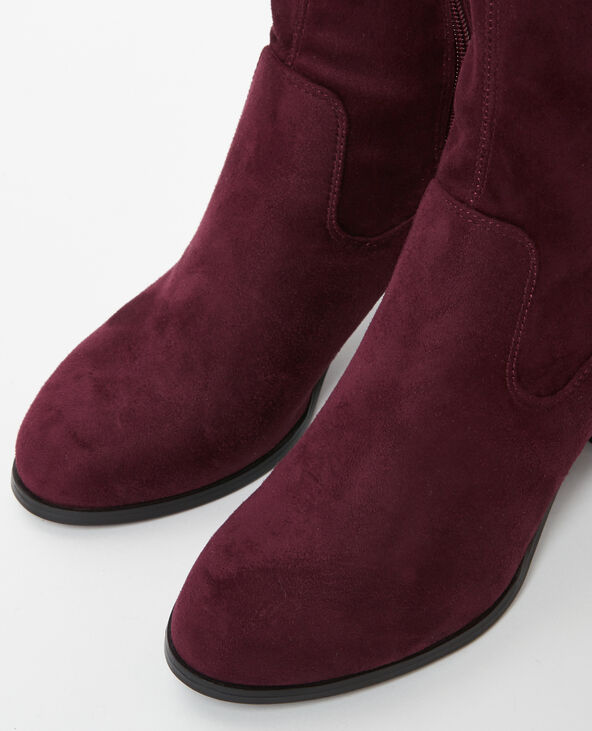Cuissardes suédine violet - Pimkie