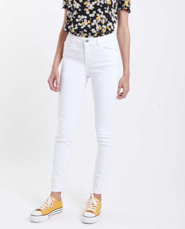 Jean skinny mid waist blanc - Pimkie