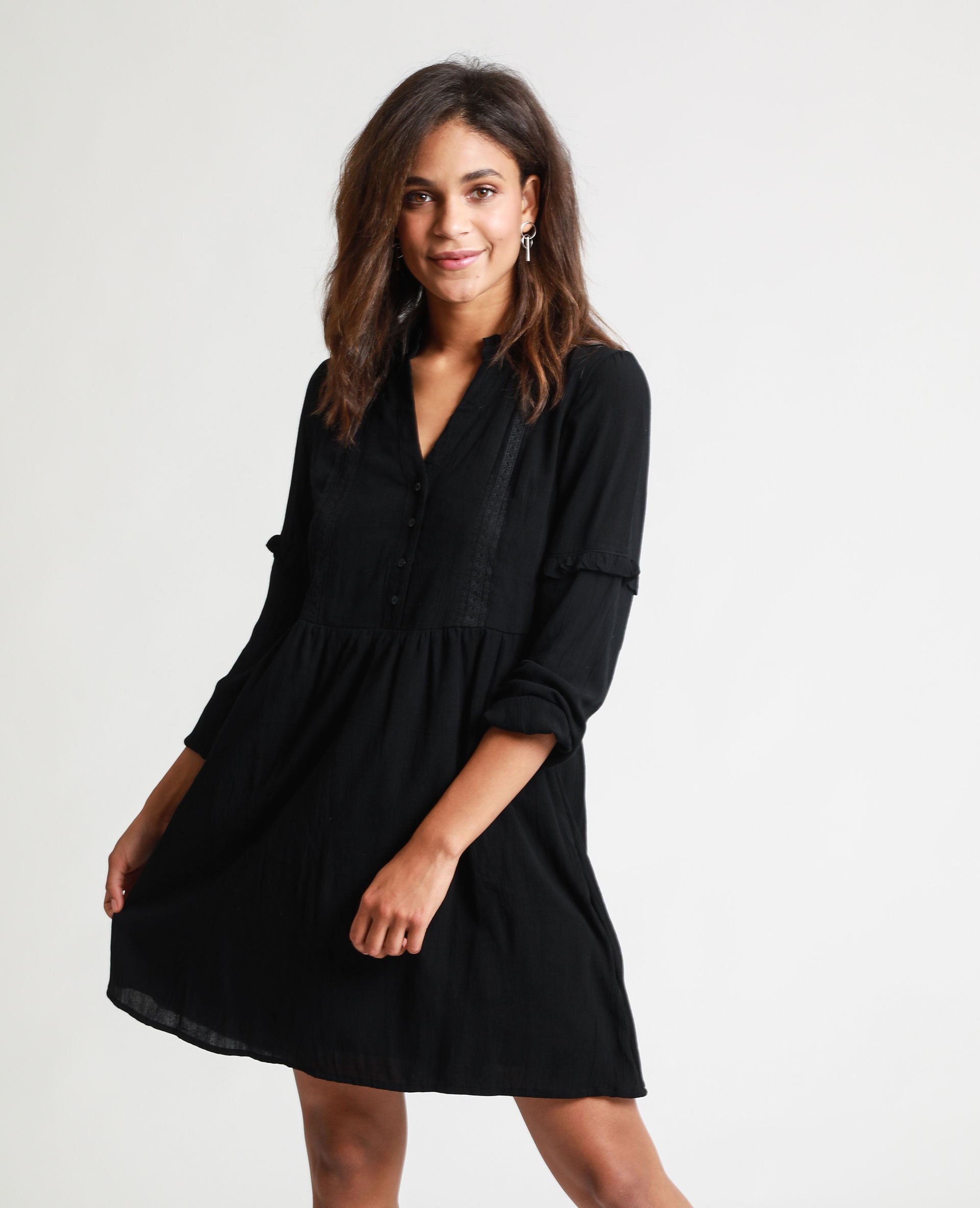 Robe chemisier noire