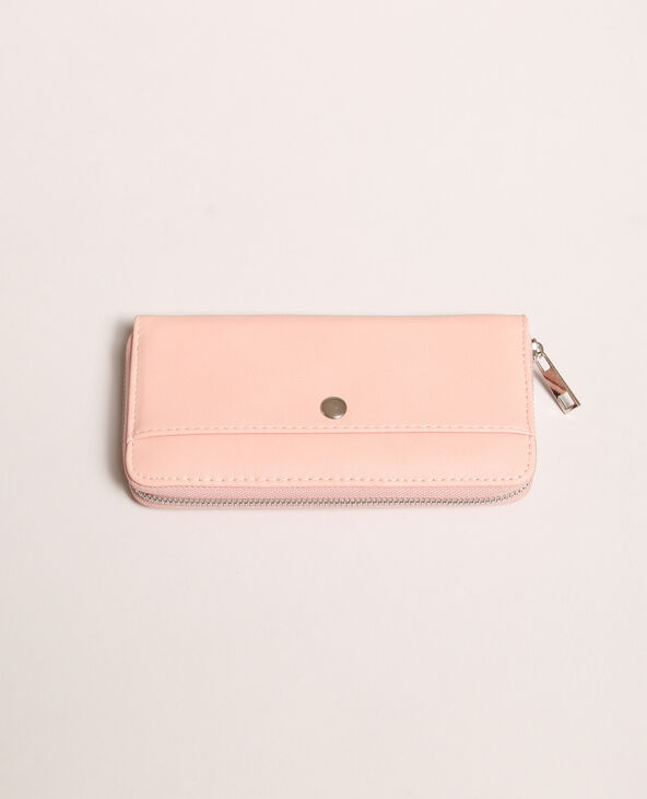 Portefeuille en simili cuir rose - Pimkie