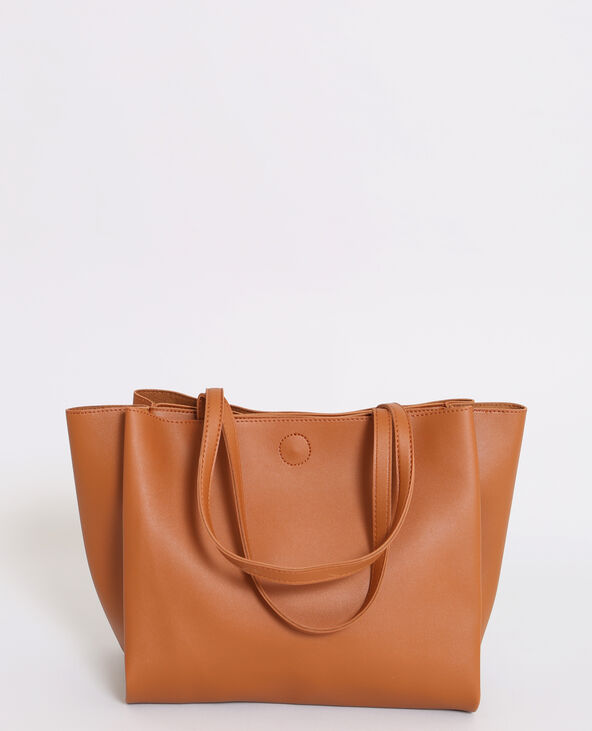 Sac cabas souple camel - Pimkie