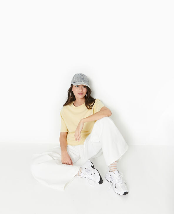 T-shirt oversize effet délavé beige - Pimkie