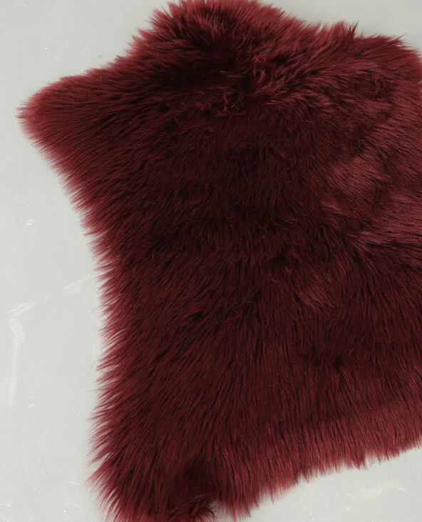 Tapis fausse fourrure violet - Pimkie