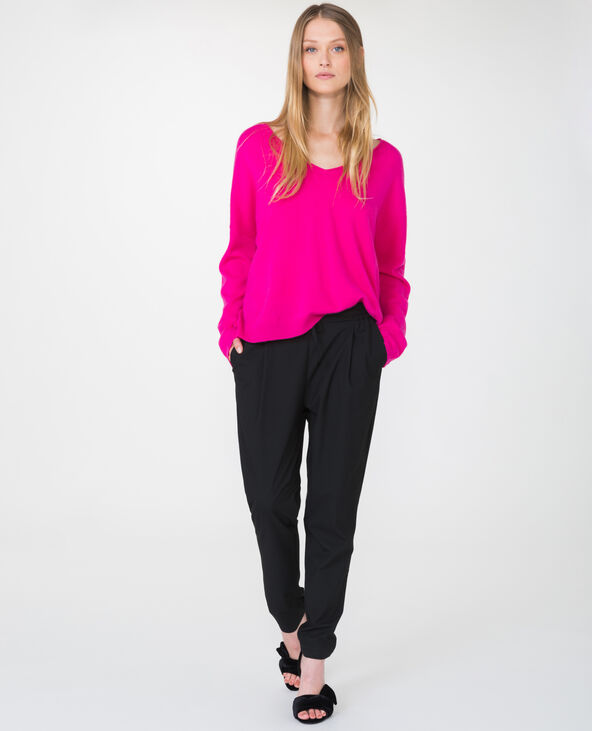 Pull en cachemire rose fuchsia - Pimkie