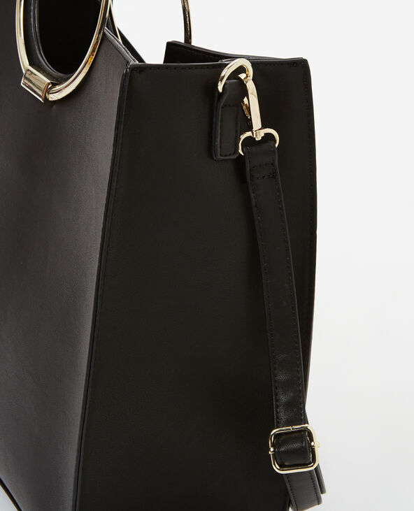 Sac cabas avec anneau noir - Pimkie