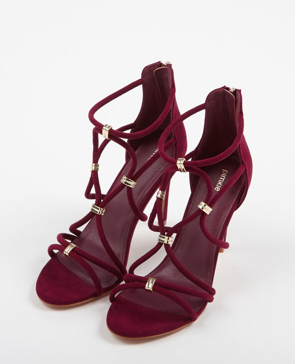 Sandales à talons violet - Pimkie
