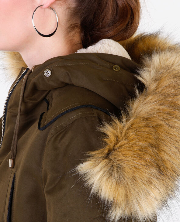 Parka capuche marron - Pimkie