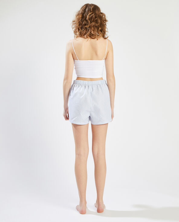 Short pyjama rayé bleu - Pimkie
