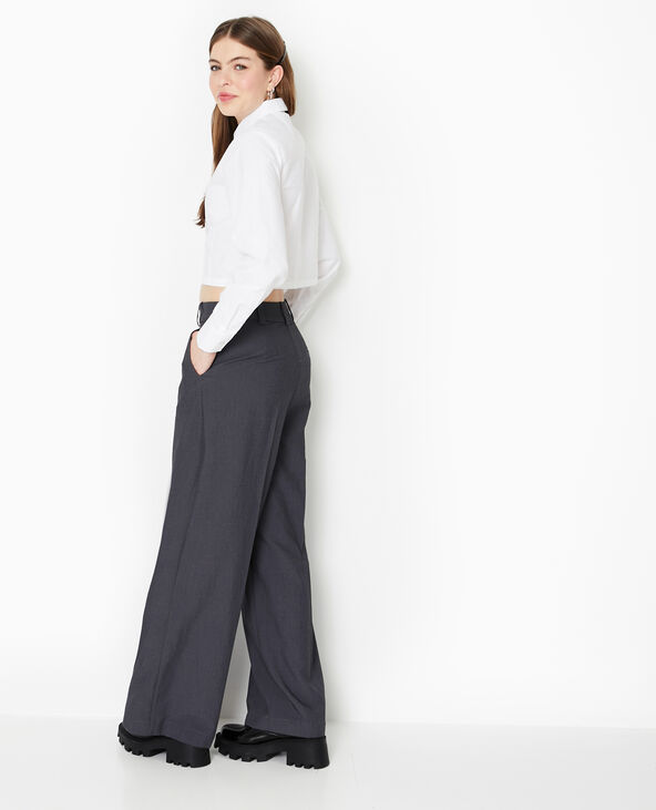 Chemise courte manches longues  blanc - Pimkie