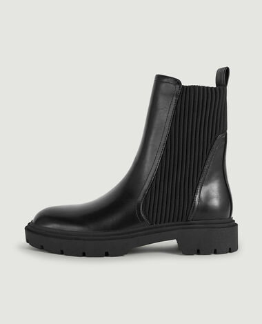 Boots semelles crantées noir - Pimkie