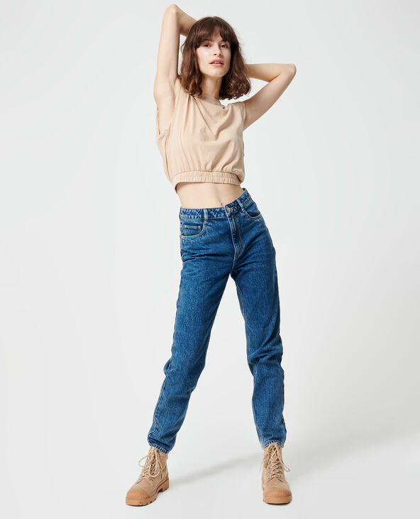 Jean mom taille haute bleu - Pimkie