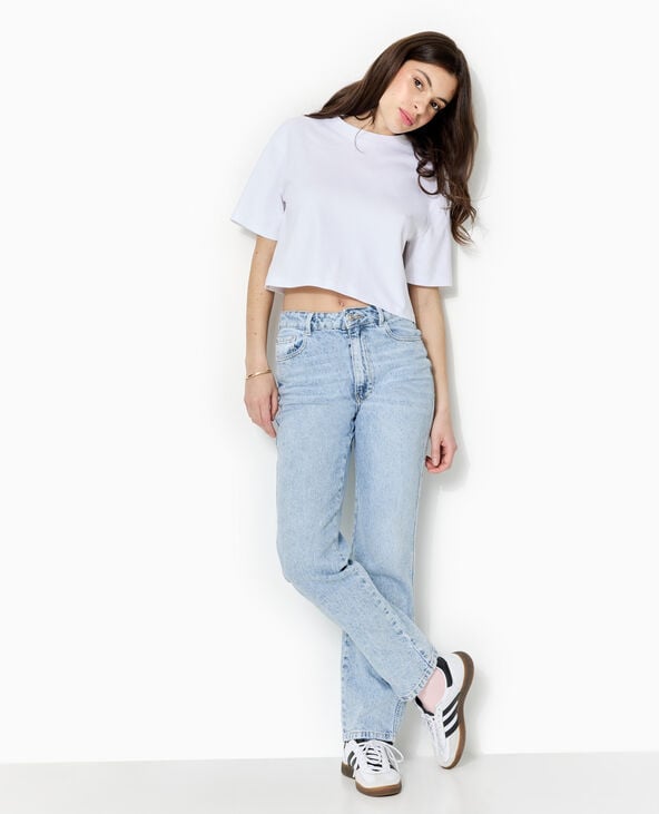 Jean straight taille standard bleu - Pimkie