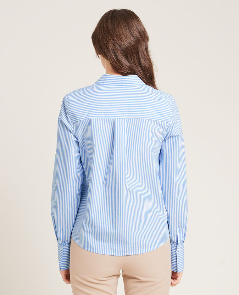 Chemise manches longues bleu - Pimkie