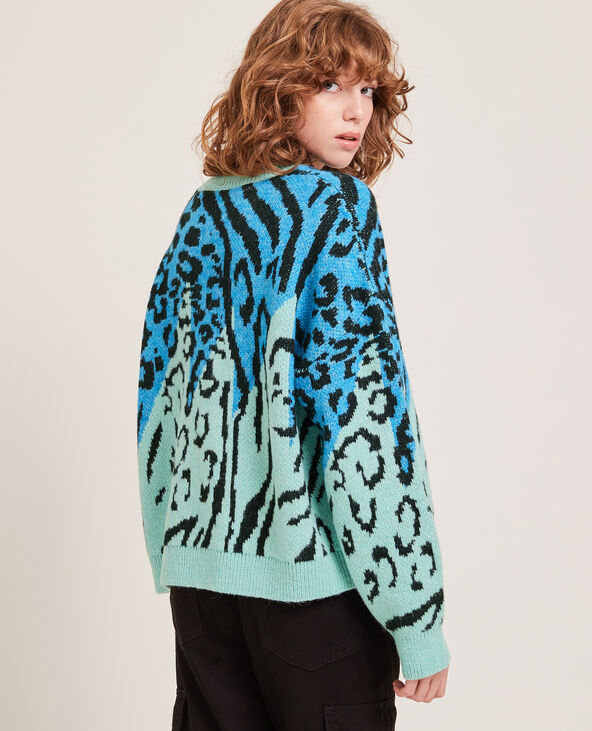Pull motif l opard fantaisie Pimkie