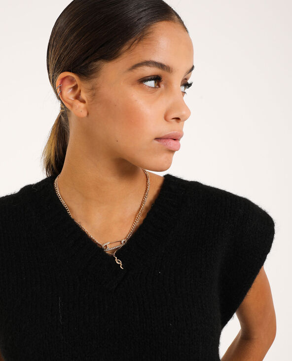 Pull sans manche noir - Pimkie