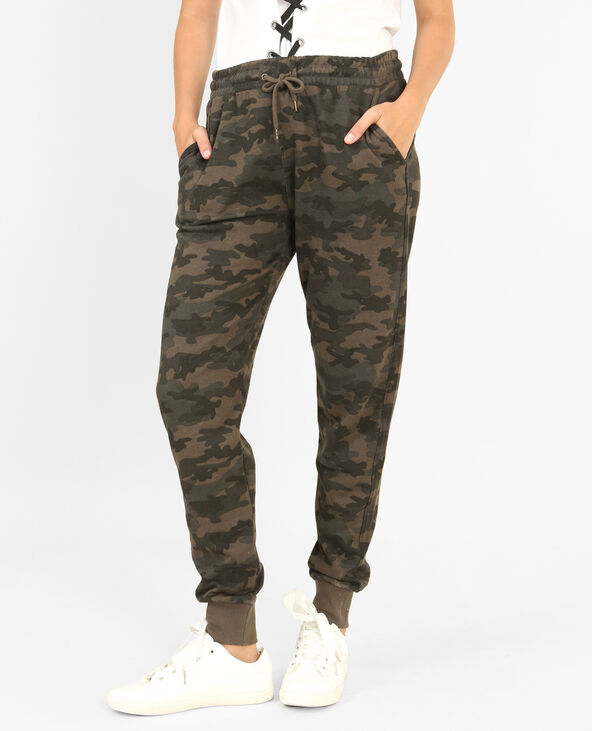 Jogging camouflage taupe - Pimkie