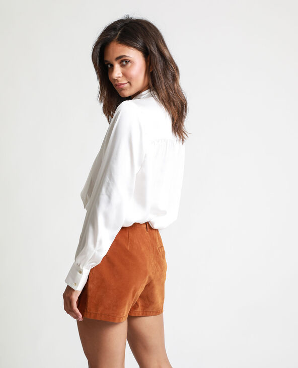 Chemise satinée blanc - Pimkie