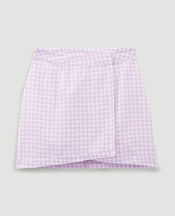 Jupe motif vichy cheap