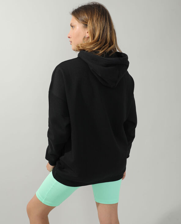 Sweat molleton à capuche Wonder Woman noir - Pimkie