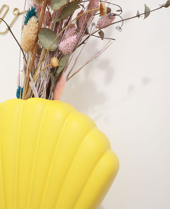 Vase coquillage grand orange - Pimkie