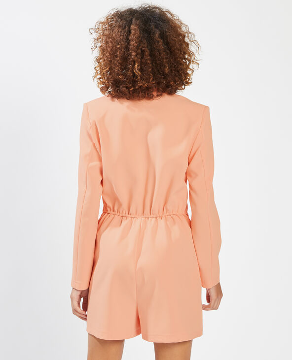 Combishort style tailleur orange - Pimkie