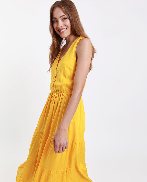 Robe longue decoupe dos