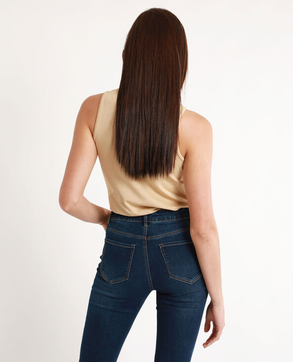 Top col montant beige - Pimkie