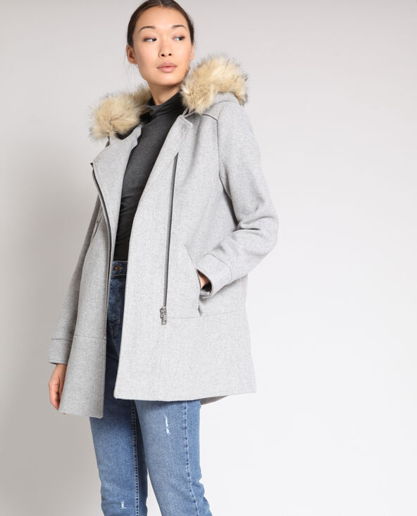 Manteau drap de laine Pimkie