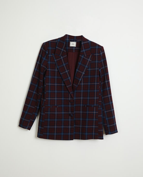 Veste longue bordeaux - Pimkie