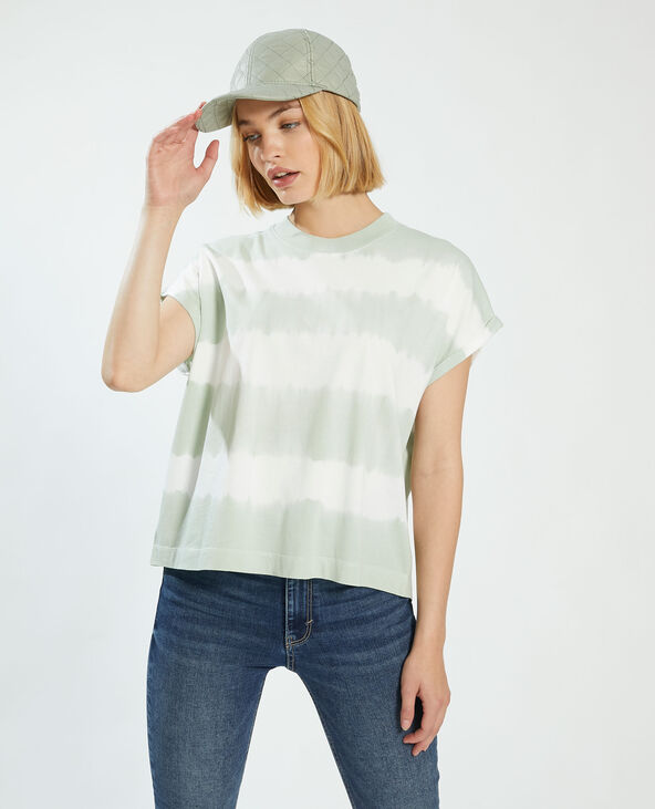 T-shirt tie and dye vert anis - Pimkie