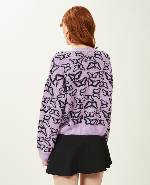 Gilet maille violet - Pimkie