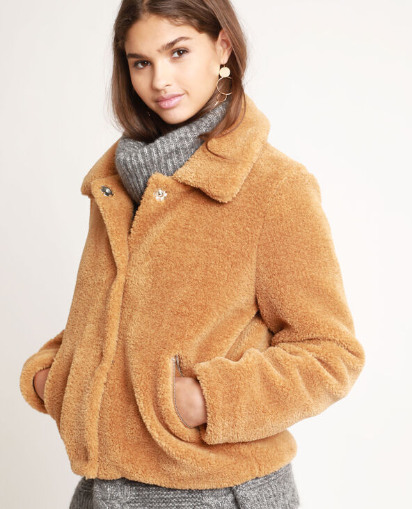 Veste en fausse fourrure