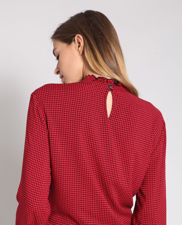 Blouse imprimée rouge - Pimkie