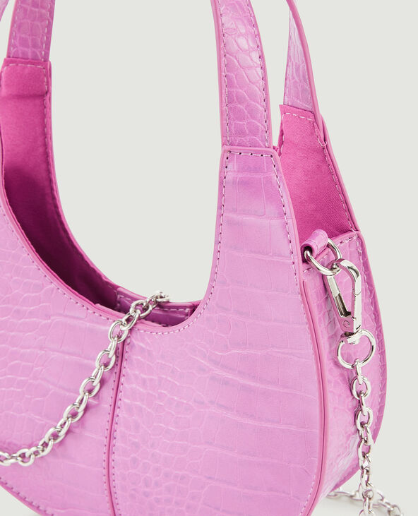 Sac rigide rond rose - Pimkie