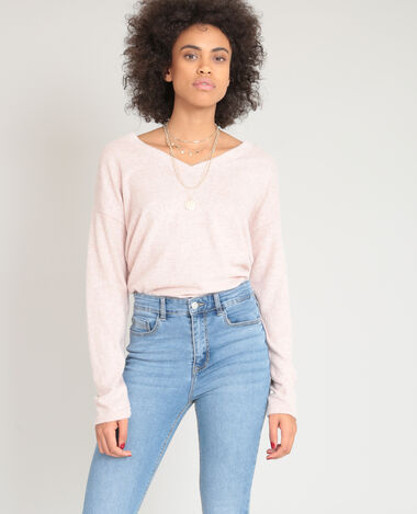 Pull doux rose clair - Pimkie