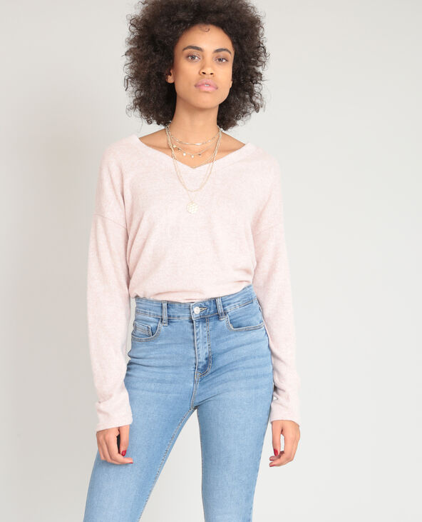 Pull doux rose clair - Pimkie