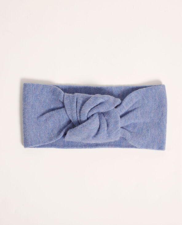 Headband tricot bleu - Pimkie
