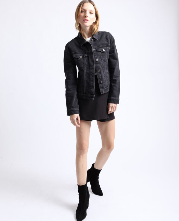 Veste en jean noir pimkie outlet