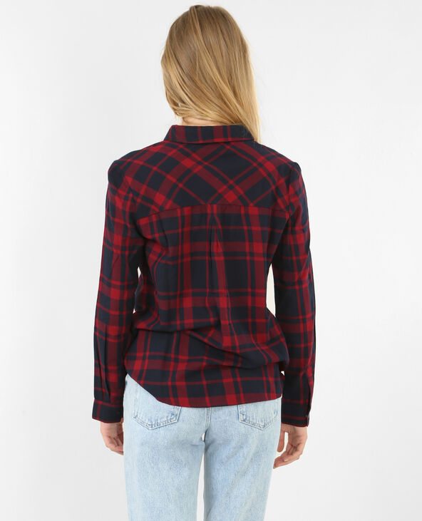 Chemise à carreaux violet - Pimkie