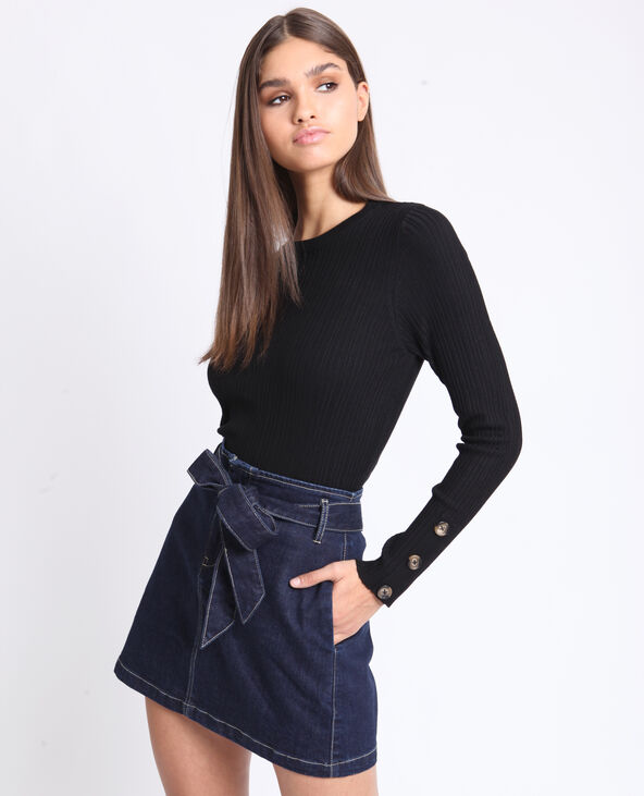 Pull fin noir - Pimkie