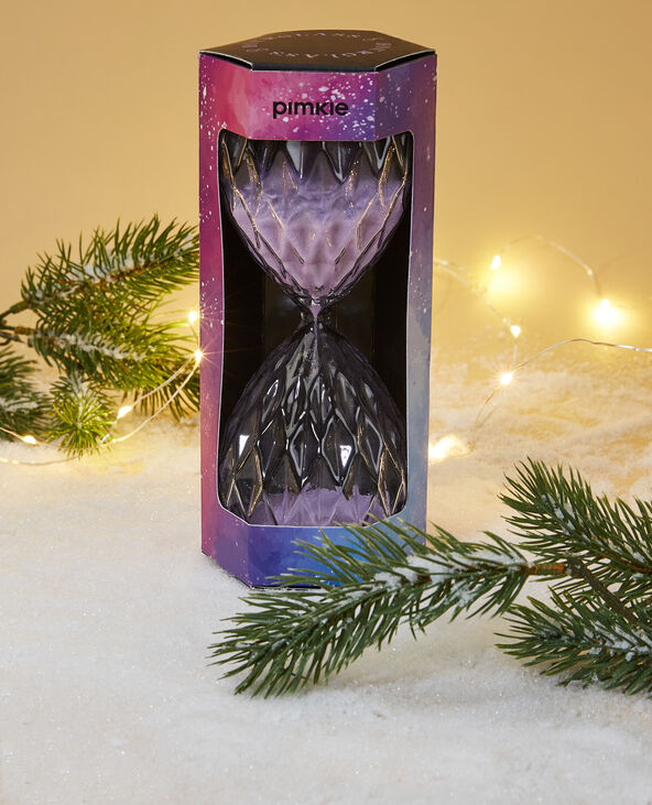 Sablier en verre lilas - Pimkie