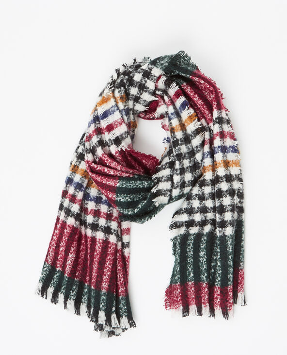 Echarpe plaid à carreaux blanc - Pimkie
