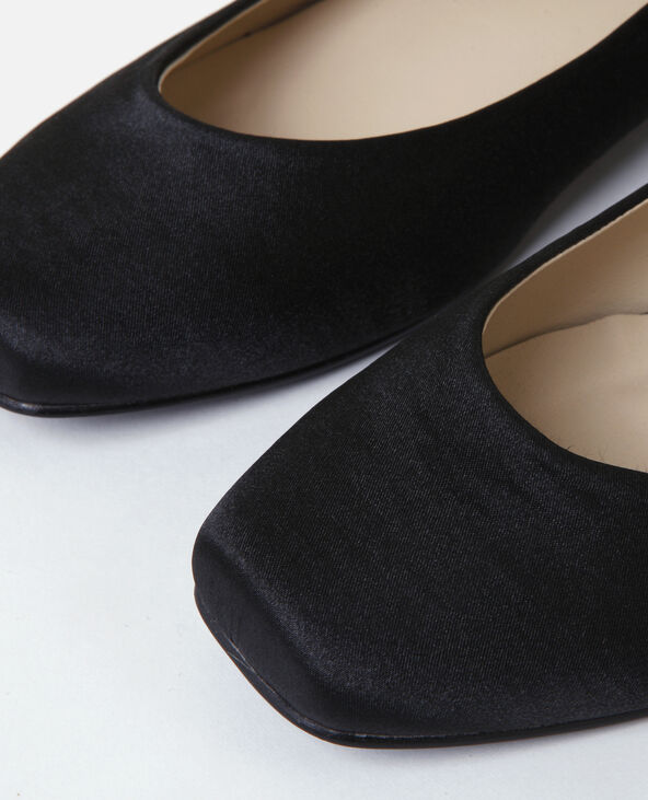 Ballerines satinées noir - Pimkie