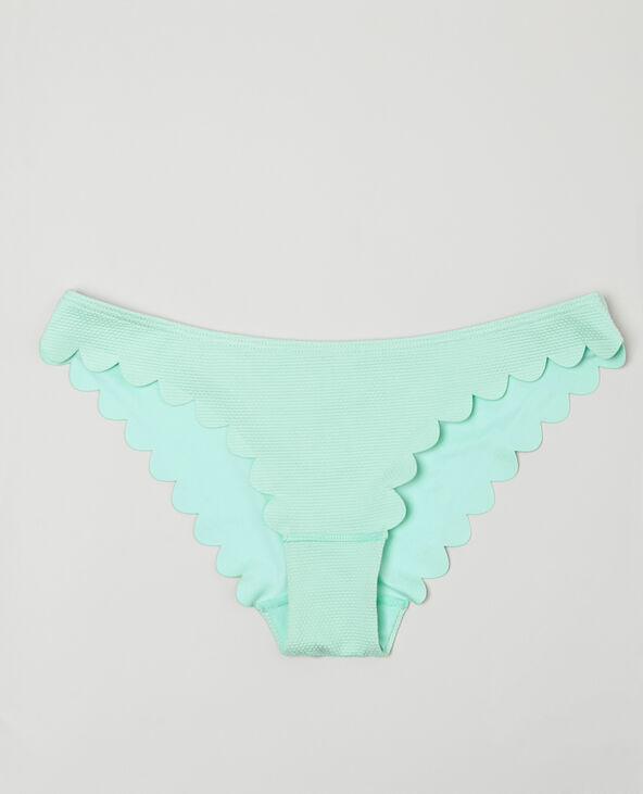 Bas de maillot de bain pétales bleu turquoise - Pimkie