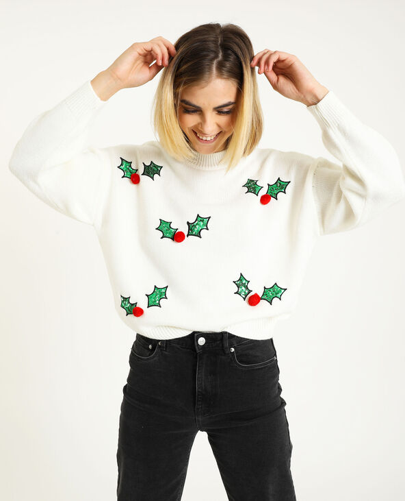 Pull de noel 2025 femme c et a