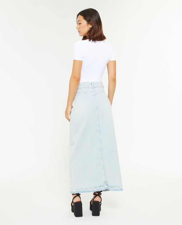 Body manches courtes encolure carrée blanc - Pimkie