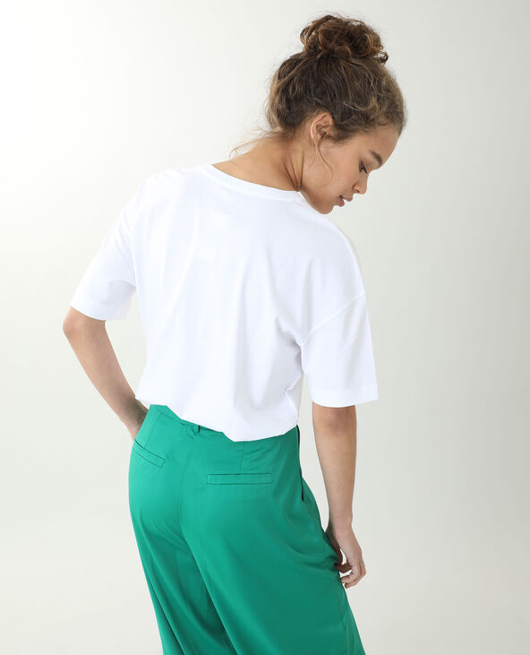 T-shirt manches courtes blanc - Pimkie